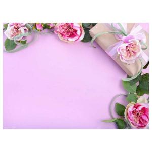 Подставка Розы с подарком (набор из 12 шт.) Tischsetmacher, мультколор