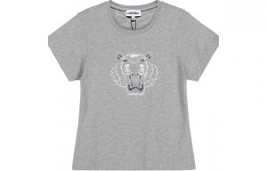 Футболка женская жемчужно-серая KENZO