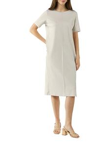 Платье до колена s.Oliver, бежевый