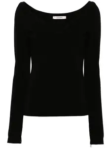 Топ с V-образным вырезом Dorothee Schumacher, черный