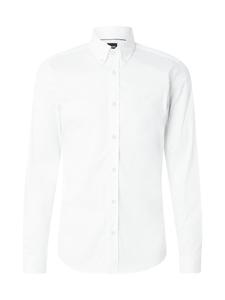 Рубашка на пуговицах классического кроя BOSS ROAN, белый