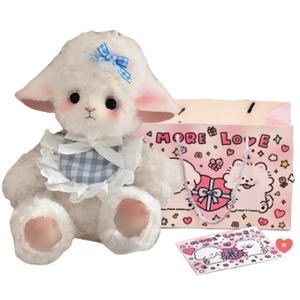 Плюшевая кукла из овчины с подвижными суставами, высота 20 см Love of wormwood