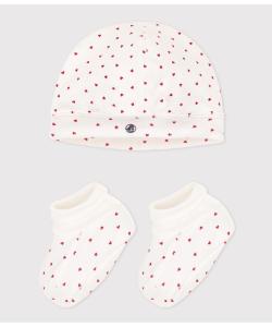 Комплект из детской шапочки и пинеток