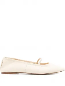 Туфли-лодочки из кожи Swan с острым носком A.P.C., нейтральный