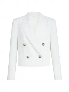 Блейзер с длинными рукавами Brunello Cucinelli, белый