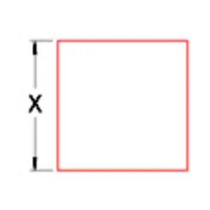 Квадратные миниатюрные подставки – 30 мм (25), Miniature Bases - Wood - 3mm Thick (Litko Aerosystems)