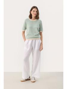 Свободный вязаный свитер GertianaPW в полоску полевого шпата PART TWO