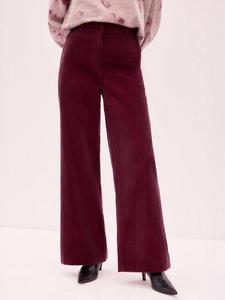 Брюки Petite Corduroy Wide Leg Ro&Zo, Red