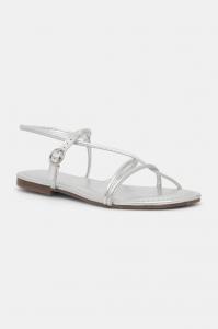Кожаные сандалии Answear.Lab, серебряный