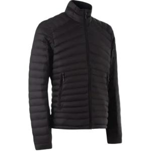 DECATHLON Серый пуховик для мужчин, Black