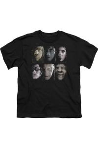 Футболка с горизонтальными принтами Harry Potter для детей Gildan, черный