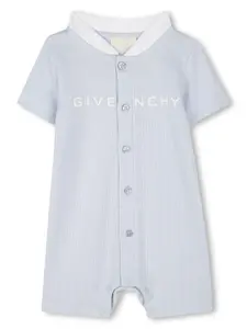 Ромпер с логотипом Givenchy Kids, синий
