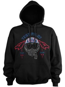Толстовка Test Pilot Big Tall Hoodie черного цвета TOP GUN