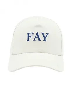 Хлопковая бейсболка Fay, белый