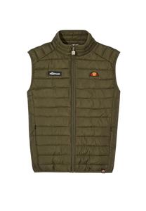 Мужской стеганый жилет - безрукавка стеганая, на молнии, воротник стойка, однотонный Ellesse, зеленый