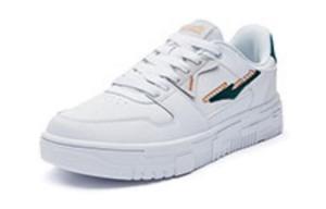 Кроссовки для скейтборда мужские низкие белый/глубокие болотные цвета Erke