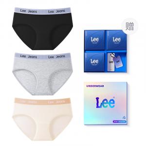 Классические трусы 101 для женщин упаковка 3 шт Lee, серый
