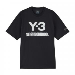 Футболка Y 3 X Neighborhood с логотипом Y-3, черный