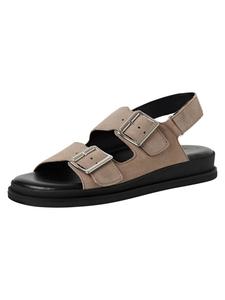 Сандалии на плоской подошве Tamaris, серо-коричневый