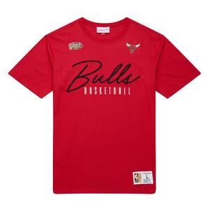 Футболка Mitchell & Ness 100% Cotton Unisex Mitchell Ness, красный