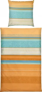 Постельное белье абрикосовое 1x 135x220 см + 1x 80x80 см Erwin Müller