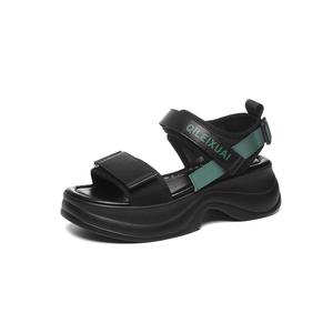 Пляжные сандалии женские Golden Silk Rabbit, Black