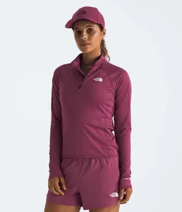 Женская куртка LIGHTRANGE Sunriser с застежкой на ¼-молнии The North Face, Cyber Berry