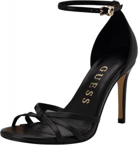 GUESS Женские Весенние Босоножки на каблуке, Black 002
