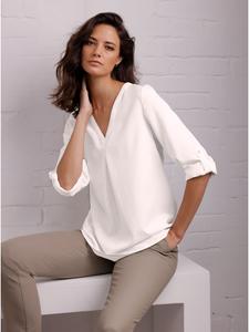 Creation L Длинная блузка белого цвета