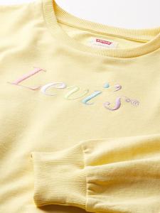 Толстовка Levi's для девочек с круглым вырезом, Golden Haze/Multi