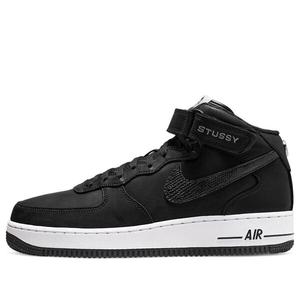 Кроссовки x stussy air force 1 mid Nike, черный
