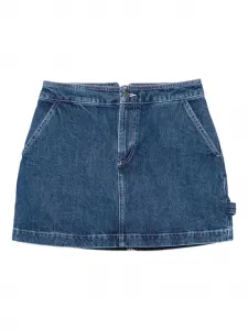 Джинсовая юбка А-силуэта A.P.C., синий