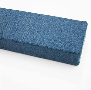 Длинная накладка на изголовье кровати (односпальная/двуспальная/королевская), мягкая подушка для защиты изголовья, 150 см/180 см, толстая подушка для подлокотника дивана (цвет: синий, размер: 150x10x15 см) BESNUT, Blue