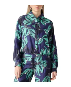 Изящная блузка Pom Amsterdam, мультиколор