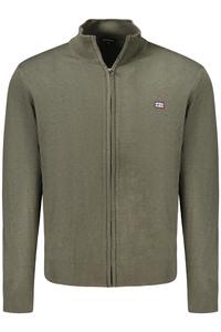 Мужской кардиган Norway 1963 на молнии с логотипом, зеленый