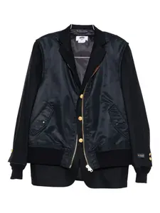 Бомбер с сатиновым покрытием Junya Watanabe Man, синий