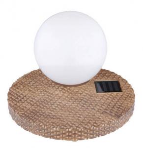 Солнечная лампа Globo, 20x20x17 см, коричневый/белый