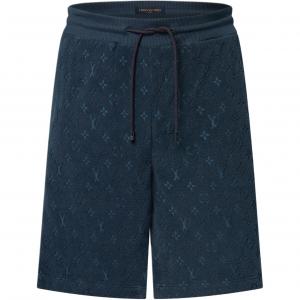 Шорты Lv Monogram French Terry LOUIS VUITTON, синий