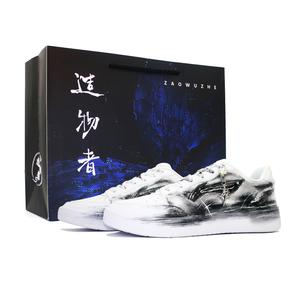 Li Ning Sycee Creator's Craft, Ink Shadow, Shopping Bag, 1 Stars Pendant, Hand Drawn, Fashion, Street, Trendy Li-Ning, черный белый