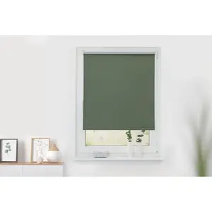 Рулонная штора затемняющая Klemmfix, без сверления, затемняющая затемняющая, защитная от жары | энергосбережение с установкой сверлением/без сверления, с термоэффектом и затемнением, крепится зажимом или на шурупы Lichtblick Original, Salbei + weiß + weiß