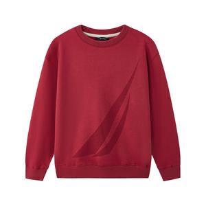 Свитшот осенний для подростков NAUTICA, красный