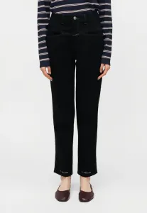 Джинсы-«Педаль-Пушер» зауженного кроя Closed, Black