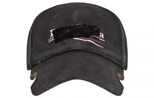 Мужская кепка Balenciaga, Черный