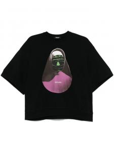 Undercover футболка с графичным принтом, черный