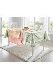 Скатерть Ø 140 см, бежевый