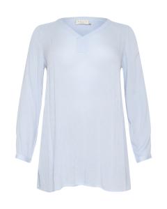 Туника KAFFE CURVE Ami, небесно-голубой