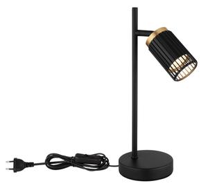 Настольная лампа Globo черный, золотой, 16,5/12/35 см