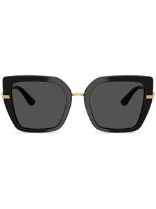Солнцезащитные очки в квадратной оправе Dolce & Gabbana Eyewear, черный