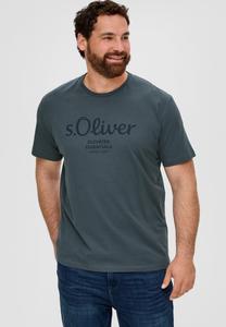 Футболка с принтом MET LOGO s.Oliver, цвет schiefergrau
