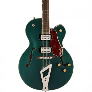 Электрогитара Gretsch Guitars G2420 Streamliner Hollowbody с хроматическим хромированным хвостовым креплением Chromatic II, Cadillac Green
